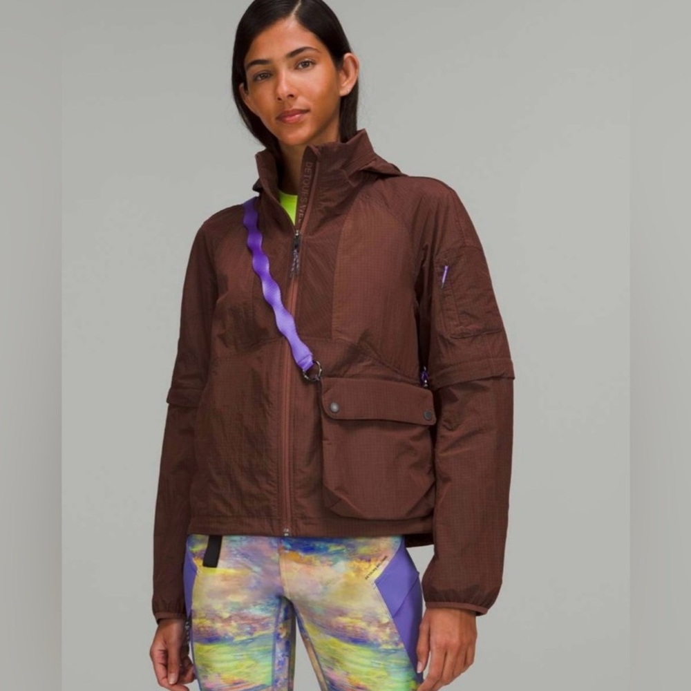 Lululemon Convertible Ripstop Hiking Jacket Size 8